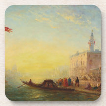 La Gondole, Quai Des Esclavons - Félix Ziem