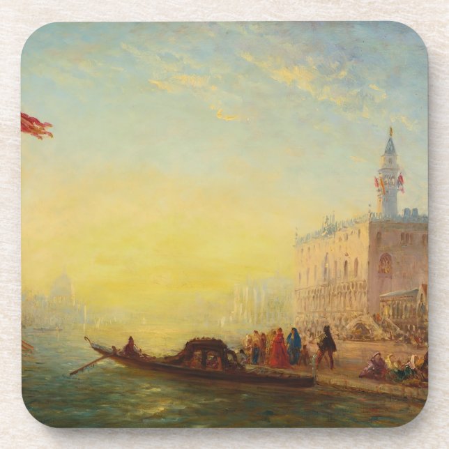 Porta-copo La Gondole, Quai Des Esclavons - Félix Ziem (Frente)