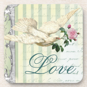 Porta-copo La Lettre D’amour Dove