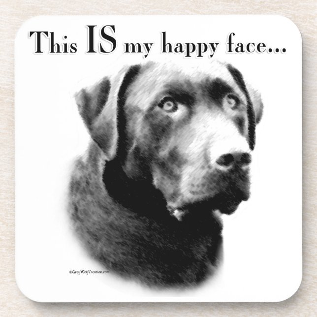 Porta-copo Lab Face Feliz (Frente)