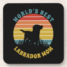 Labrador Retro Sunset Personalizado