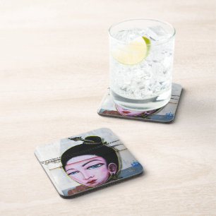 Porta-copo Lady Lao Graffiti Street Art