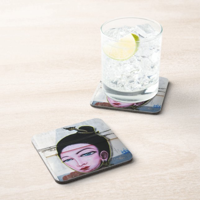 Porta-copo Lady Lao Graffiti Street Art (Lado Direito)