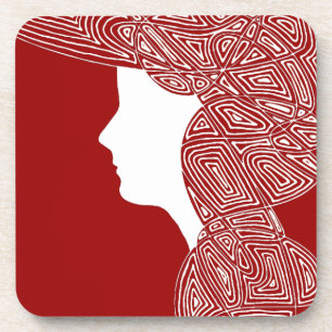 Porta-copo Lady Red
