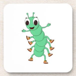 Porta-copo Lagarta Verde