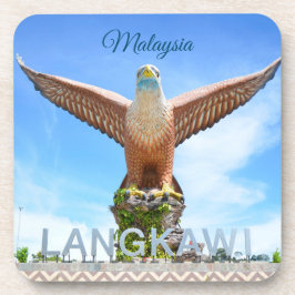 Porta-copo Langkawi Eagle Estátua Landmark Malásia Souvenir