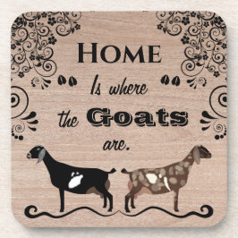 Porta-copo Lar é onde estão os Caprinos - Cabra de Leite Nubi