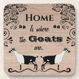 Porta-copo Lar é onde estão os Caprinos - Cabra Leiteira Alpi