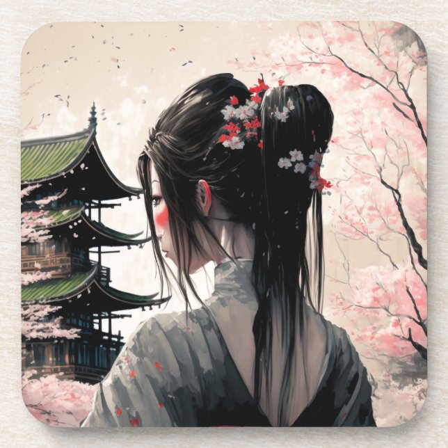 Porta-copo Lara Japan - Harte Plastikuntersetzer (Frente)