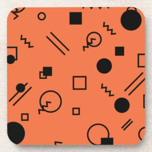 Porta-copo Laranja, diversão, tendências, gráfico geométrico