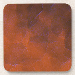 Porta-copo Laranja Marrom Azul Realces Rústicos Arte Abstrata