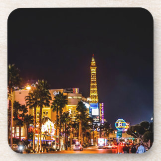 Porta-copo Las Vegas Night Lights Strip Eiffel Tower Casino