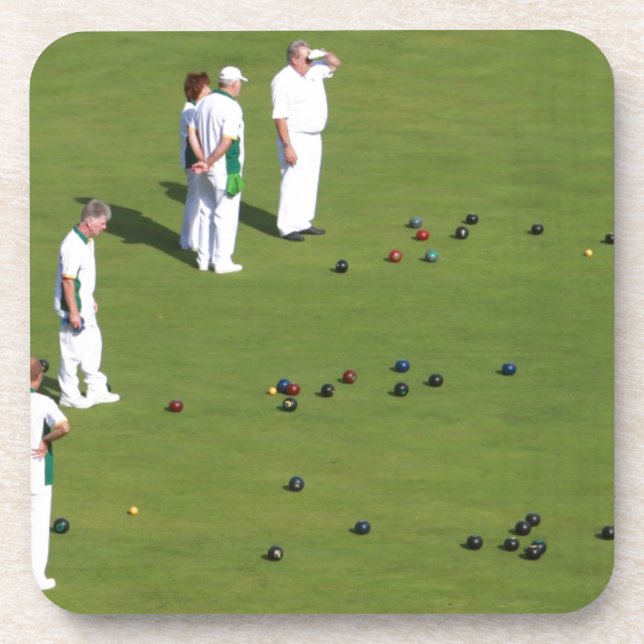 Porta-copo Lawn Bowls Inglaterra (Frente)