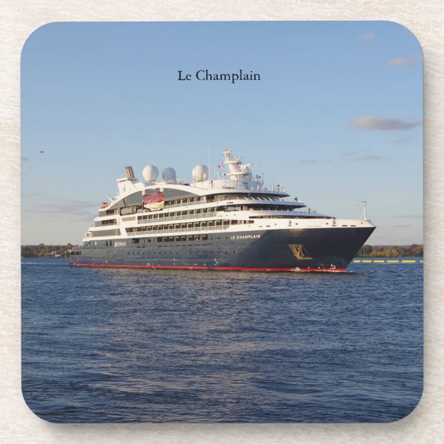 Porta-copo Le Champlain conjunto de 6 portas copos plásticas (Frente)