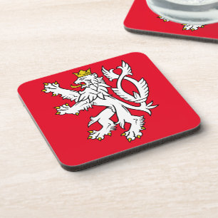 Porta-copo Leão heráldico boémio