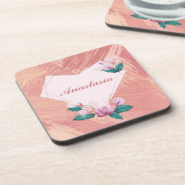 Porta-copo Legal, Incrível, Coração Rosa