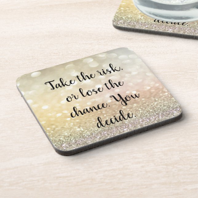 Porta-copo Legal, surpreendente, aspas (Left Side)