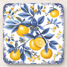 🍋 Lemon Azulejo com elementos azuis