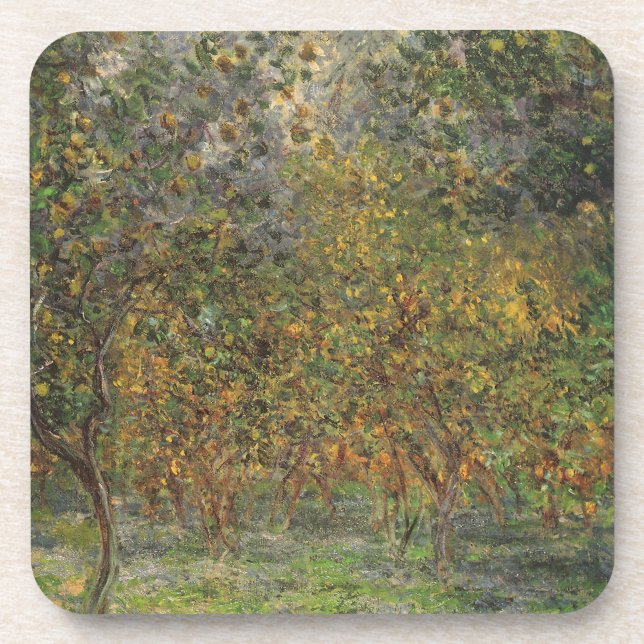 Porta-copo Lemon Grove em Bordighera por Claude Monet (Frente)