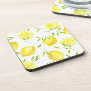 Porta-copo Lenons e folhas