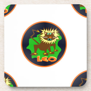 Porta-copo leo zodiac