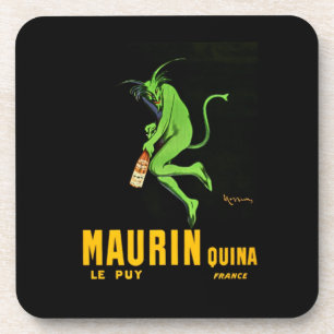 Porta-copo Leonetto Cappiello Maurin Apertif Publicidade