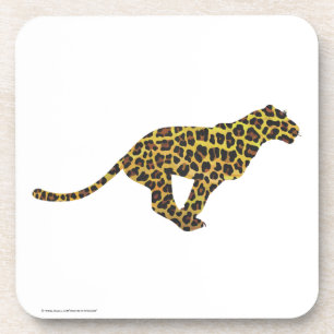 Porta-copo Leopard Brown e Yellow Siloette