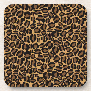 Porta-copo Leopard Print Pattern Classic Jungle