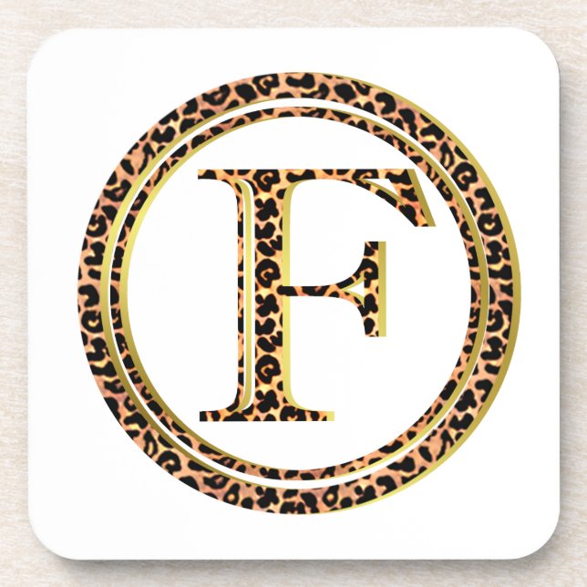 Porta-copo leopardo F (Frente)