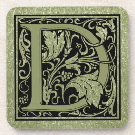 Porta-copo Letra D - Primeira Letra Monograma