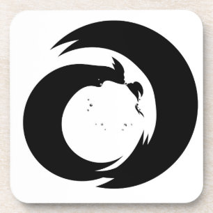 Porta-copo Letra Estilizada "A" Monograma Arte Moderna