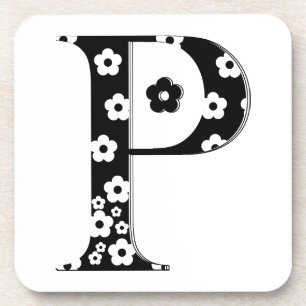 Porta-copo Letra Padrão Flor P