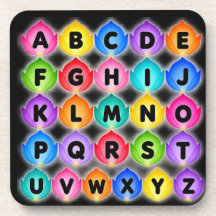 Letras Educativas ABC para Berçário Presente Poste