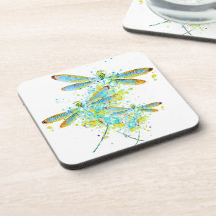 Porta-copo Libélula Teal salpico 
