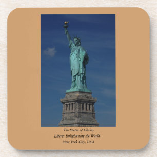 Porta-copo Liberdade iluminando o mundo - Estátua da Liberdad