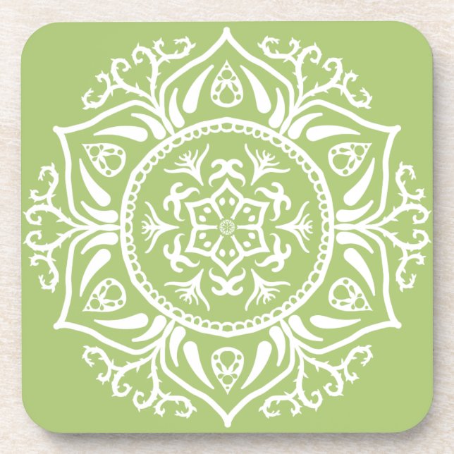 Porta-copo Lichen Mandala (Frente)