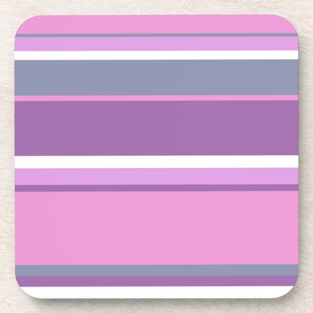 Porta-copo Lilac stripes (Frente)