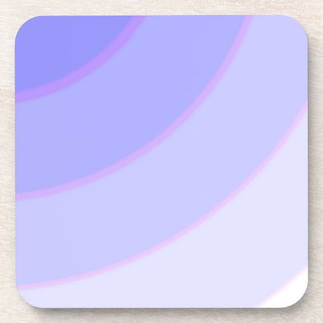 Porta-copo Lilac Swirls Plastic Coaster (Frente)