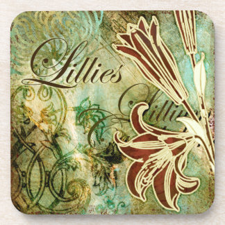 Porta-copo Lillies