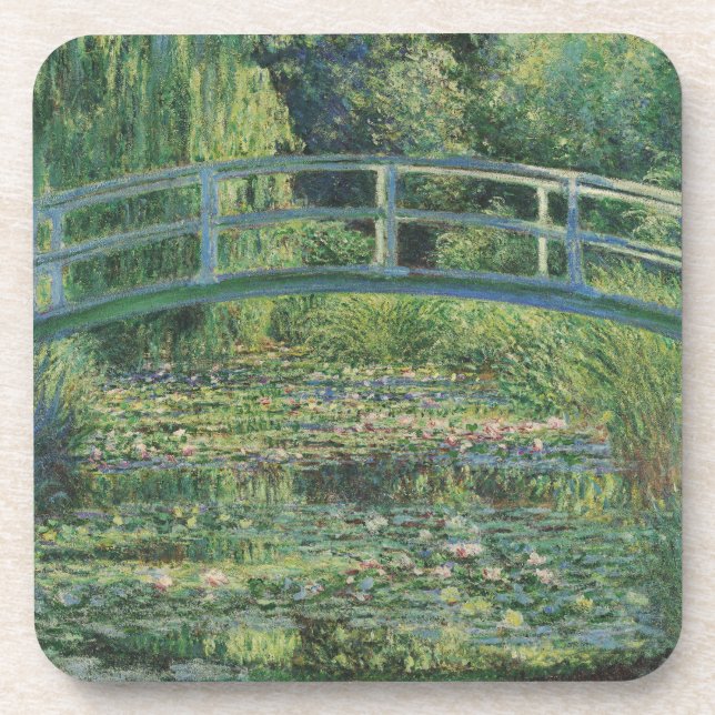 Porta-copo Lily Pond, Painting Oil Landscape, Monet (Frente)