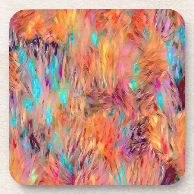 Porta-copo Linda Elegante Jewel Tones Sem Olhos Padrão (Frente)