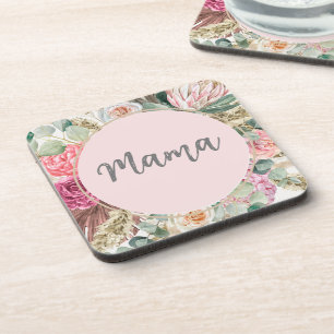 Porta-copo Linda escritura Mama l Lindas flores para a mãe