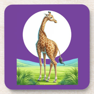 Porta-copo linda girafa