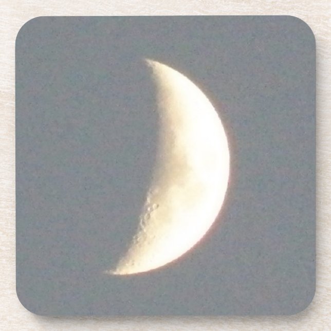 Porta-copo Linda lua crescendo cervada na casta de rola-suja (Frente)