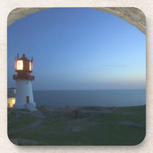 Porta-copo lindesnes fyr, ponto mais meridional da noruega