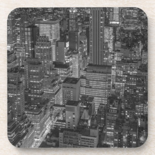 Porta-copo Linha branca Nova Iorque branca preta