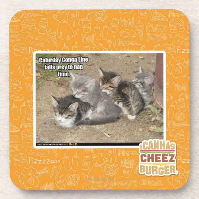 Porta-copo Linha de Conga de Caturday (Frente)