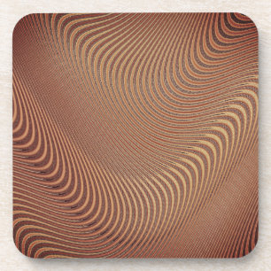 Porta-copo Linhas de Padrão Divididas por Onda abstrato