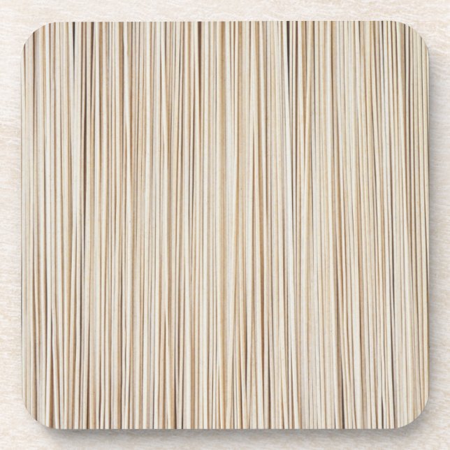 Porta-copo Linhas marrons abstratas fofas design (Frente)
