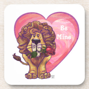 Porta-copo Lion Valentine's Day